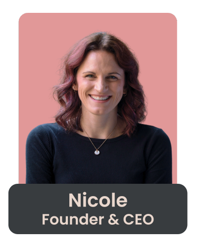 Nicole Brewer, CEO of reTHINK Therapy, smiling warmly in a light-filled space, representing compassionate leadership and purpose-driven mental health care.